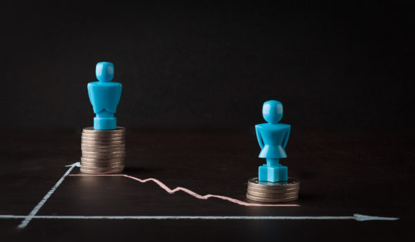 Wage gap graph
